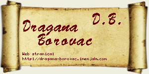 Dragana Borovac vizit kartica
